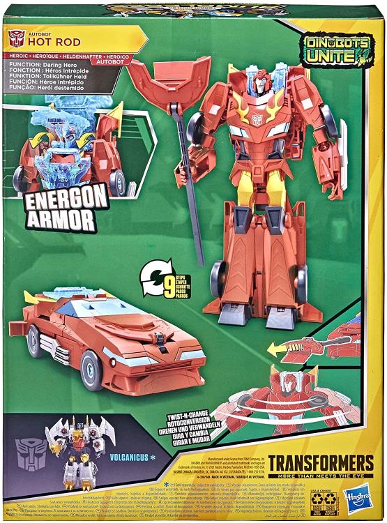 Transformers: Bumblebee Cyberverse Adventures Ultimate Energon Armor Hot Rod Figure Gallery Image 6
