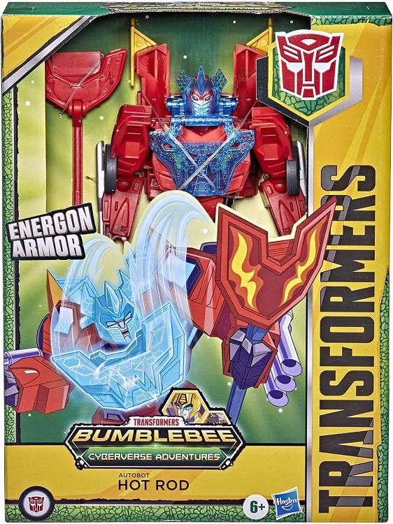 Transformers: Bumblebee Cyberverse Adventures Ultimate Energon Armor Hot Rod Figure Gallery Image 5