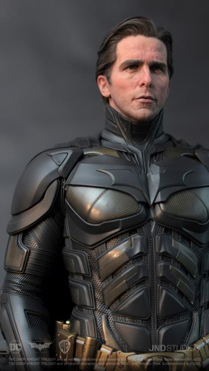 The Dark Knight Rises Hyperreal Batman (Dual Ver.) 1/3 Scale Statue Gallery Image 18