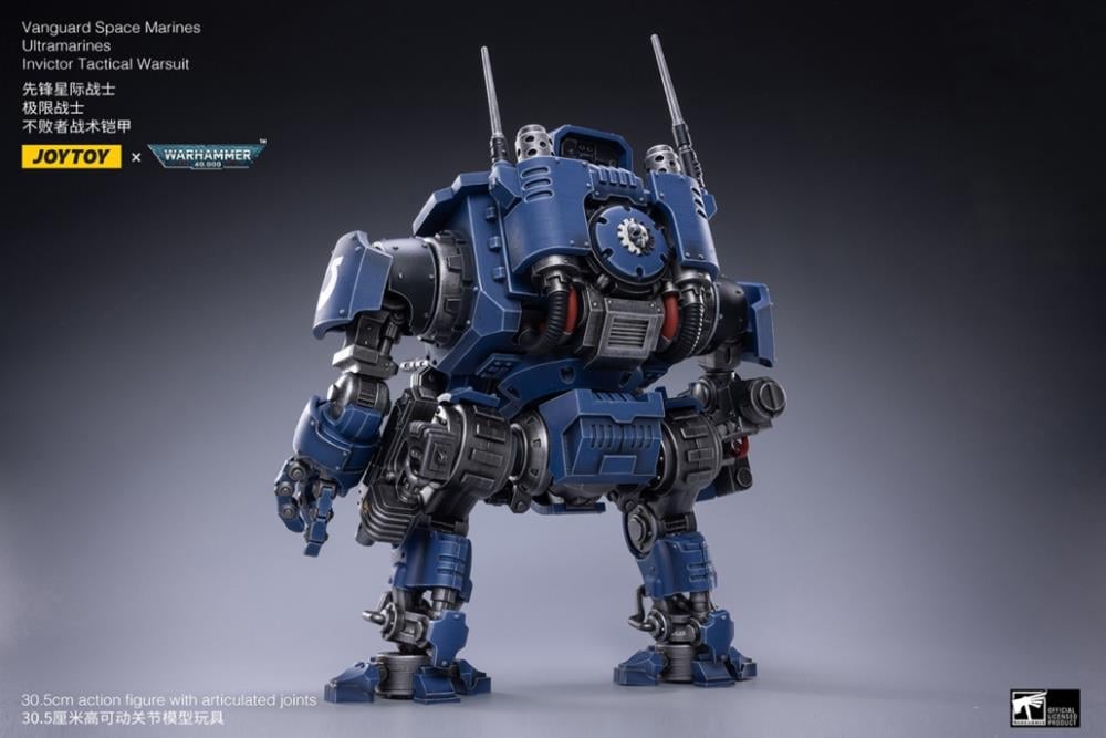 Warhammer 40K Ultramarines Invictor Tactical Warsuit 1/18 Scale Mecha Figure Set Gallery Image 8