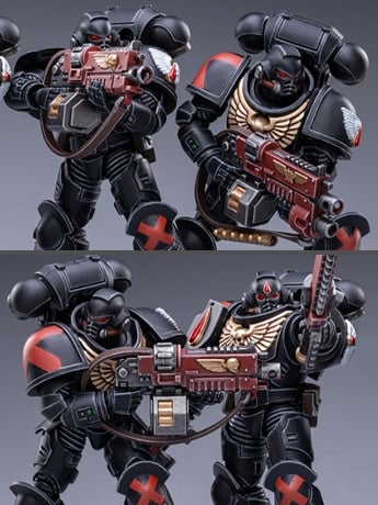 Warhammer 40K Blood Angels Death Company Intercessors Box of 4 1/18 Scale Figures Gallery Image 2