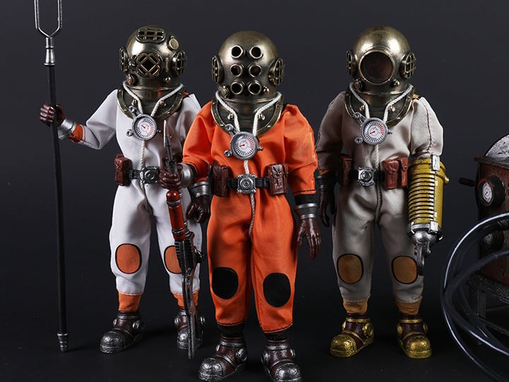 Discovery Series Stalker Team (Copper Ver.) 1/12 Scale Boxed Set of 3 Figures Gallery Image 1