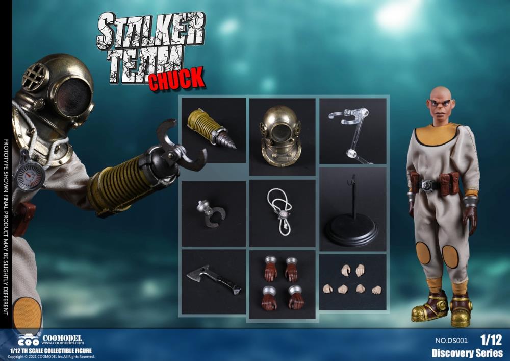 Discovery Series Stalker Team (Copper Ver.) 1/12 Scale Boxed Set of 3 Figures Gallery Image 8