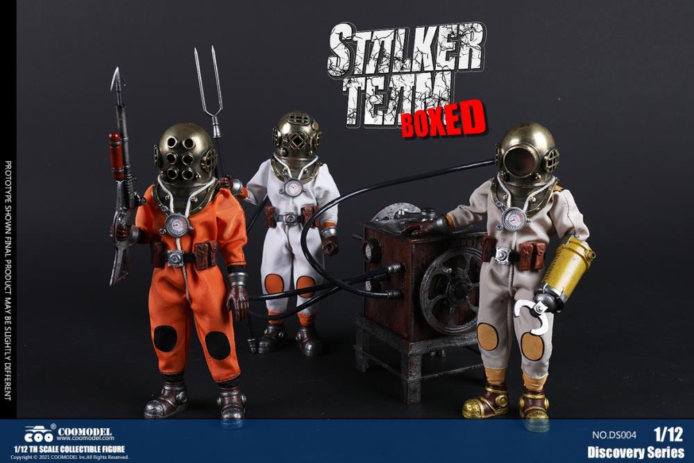 Discovery Series Stalker Team (Copper Ver.) 1/12 Scale Boxed Set of 3 Figures Gallery Image 22
