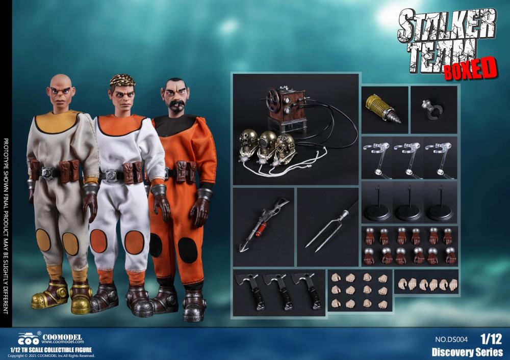 Discovery Series Stalker Team (Copper Ver.) 1/12 Scale Boxed Set of 3 Figures Gallery Image 28