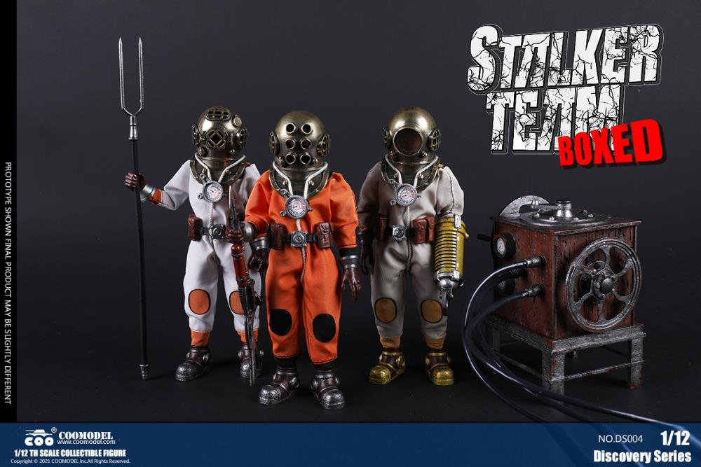 Discovery Series Stalker Team (Copper Ver.) 1/12 Scale Boxed Set of 3 Figures Gallery Image 21
