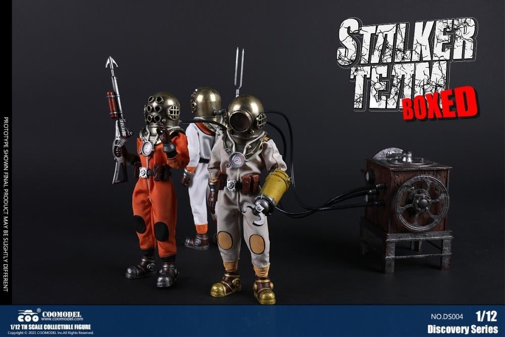 Discovery Series Stalker Team (Copper Ver.) 1/12 Scale Boxed Set of 3 Figures Gallery Image 23