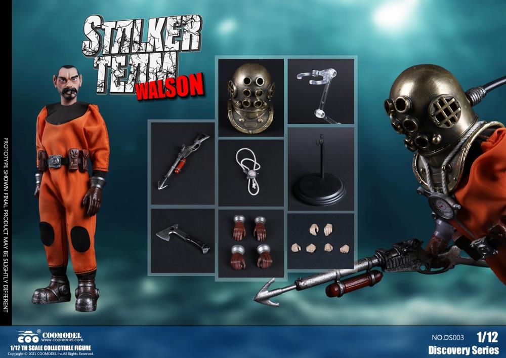 Discovery Series Stalker Team (Copper Ver.) 1/12 Scale Boxed Set of 3 Figures Gallery Image 20