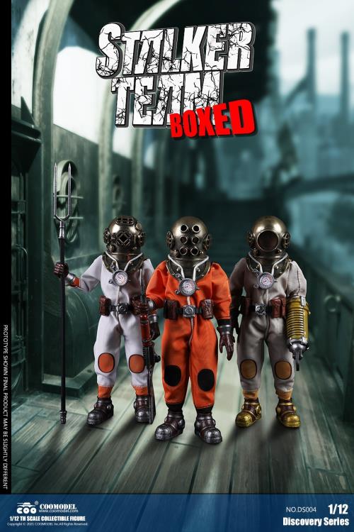 Discovery Series Stalker Team (Copper Ver.) 1/12 Scale Boxed Set of 3 Figures Gallery Image 29