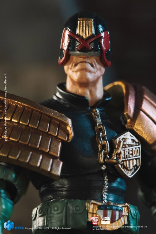 2000 AD Exquisite Mini Series Judge Dredd 1:18 Scale PX Previews Exclusive Figure Gallery Image 7
