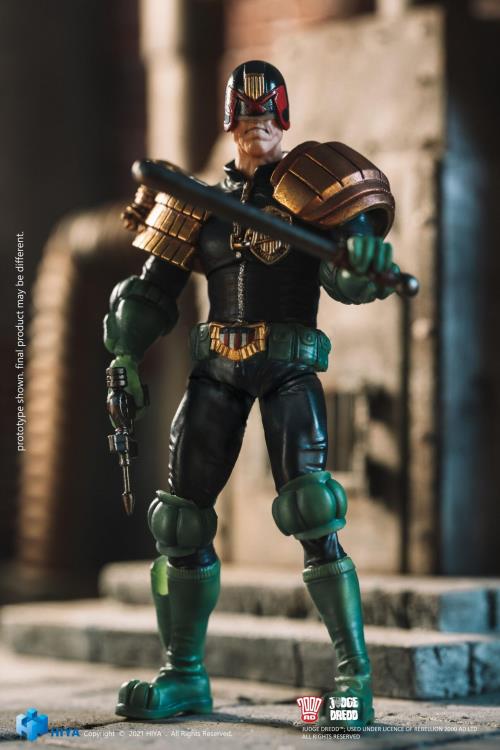 2000 AD Exquisite Mini Series Judge Dredd 1:18 Scale PX Previews Exclusive Figure Gallery Image 3