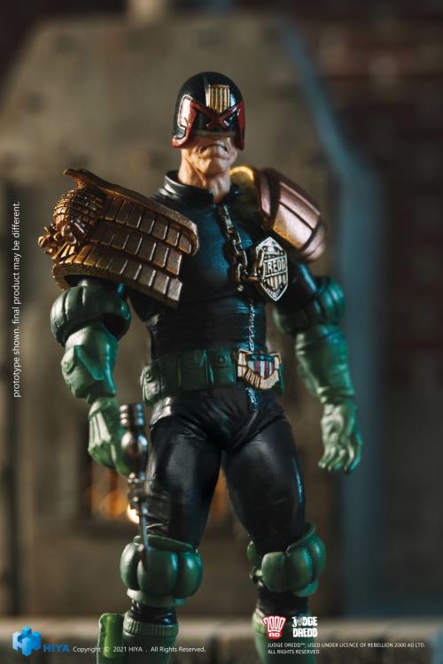2000 AD Exquisite Mini Series Judge Dredd 1:18 Scale PX Previews Exclusive Figure Gallery Image 6