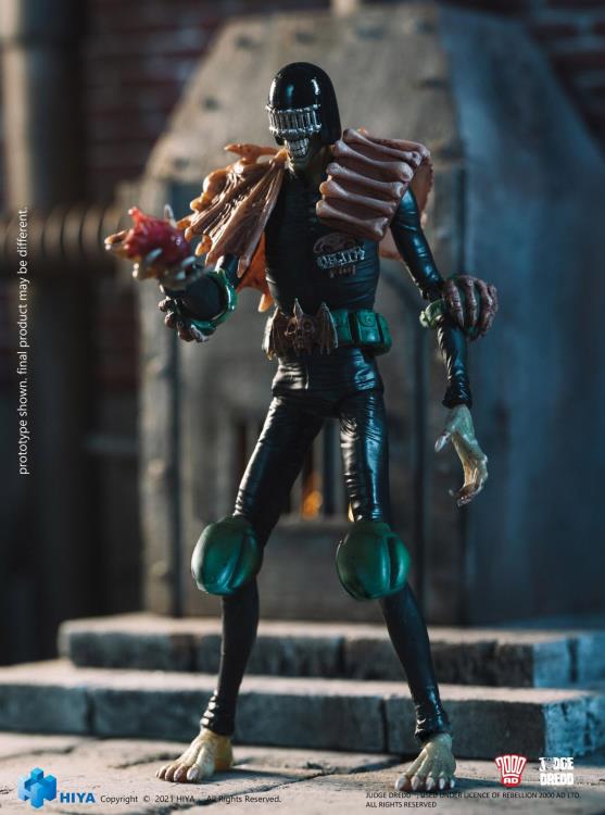 2000 AD Exquisite Mini Series Judge Death 1:18 Scale PX Previews Exclusive Figure Gallery Image 4