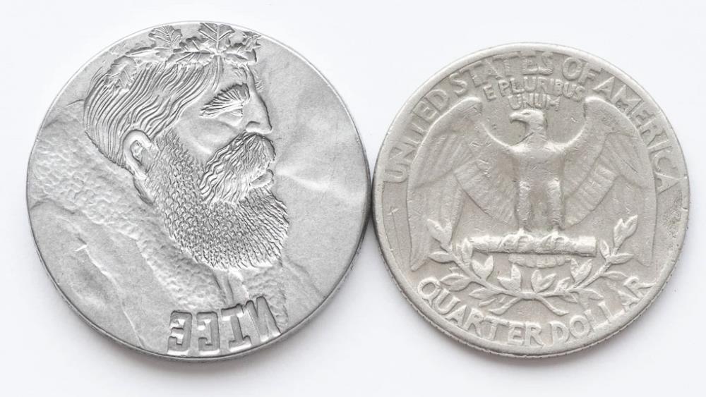 Naughty or Nice Krampus and Santa Wax Seal Coin Set Gallery Image 7