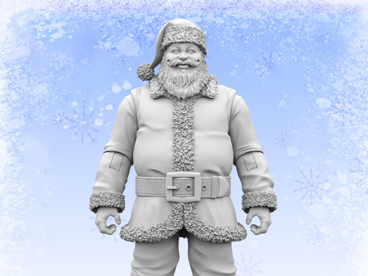 Naughty or Nice Collection Artist Proof Santa BBTS Exclusive Figure Gallery Image 1