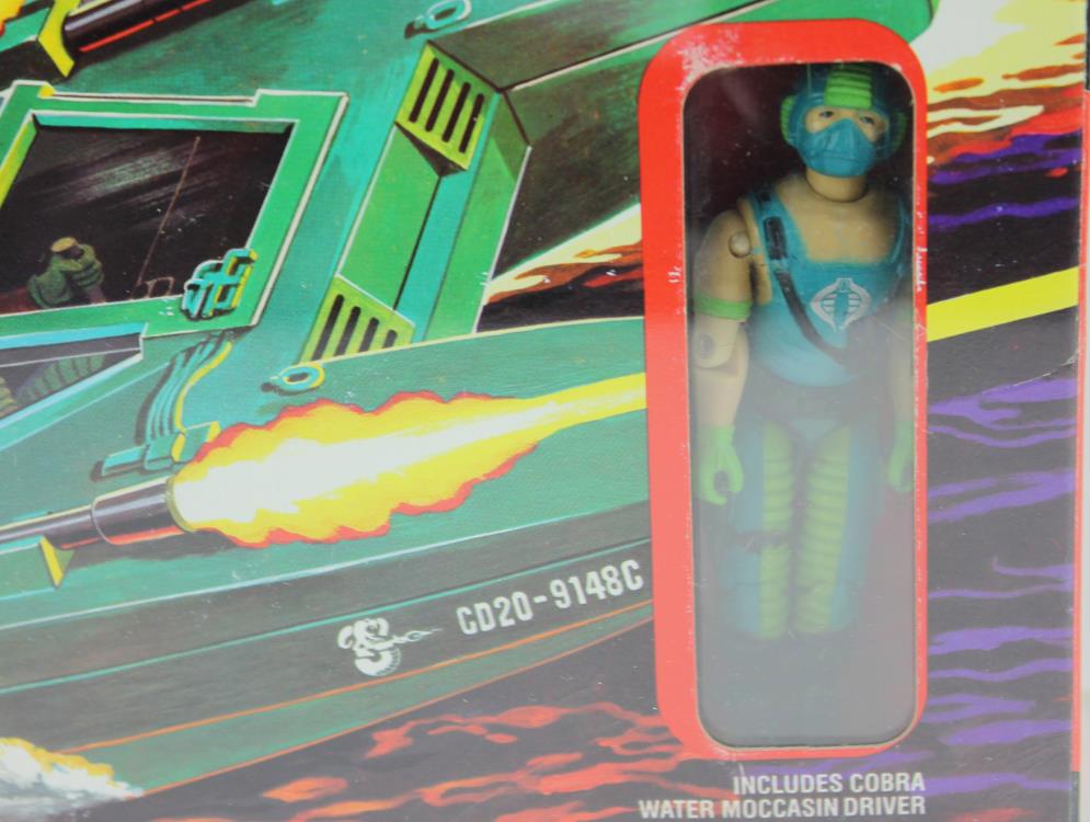 G.I. Joe: A Real American Hero 1984 Cobra Water Moccasin (Green Gloves) (AFA Grade 80Q) Gallery Image 6