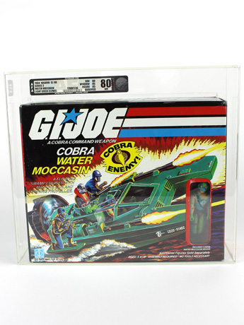 G.I. Joe: A Real American Hero 1984 Cobra Water Moccasin (Green Gloves) (AFA Grade 80Q) Gallery Image 2