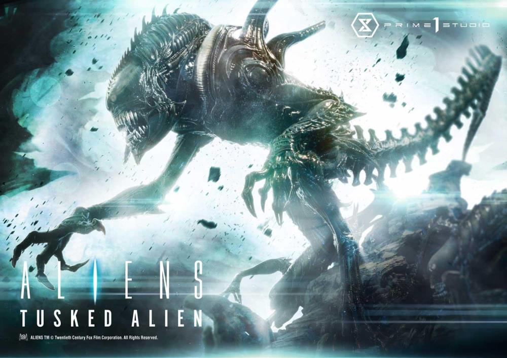 Aliens Premium Masterline Tusked Alien Statue Gallery Image 23