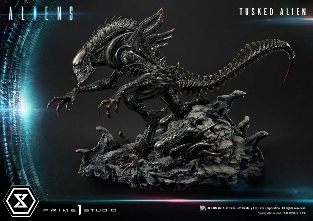 Aliens Premium Masterline Tusked Alien Statue Gallery Image 5