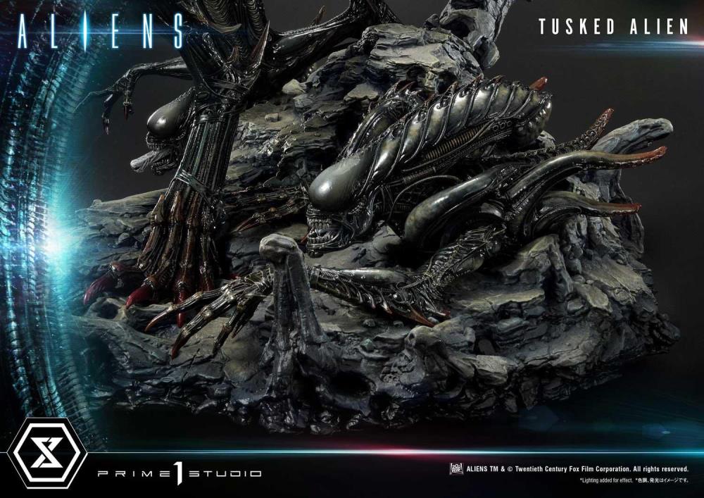 Aliens Premium Masterline Tusked Alien Statue Gallery Image 60