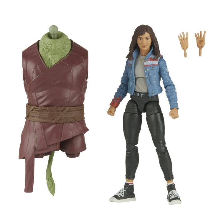 Doctor Strange in the Multiverse of Madness Marvel Legends America Chavez Action Figure (Rintrah BAF) Gallery Image 7