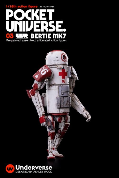 World War Robot Pocket Universe Bertie MK7 (Earth Defense Medic) 1/18 Scale Figure Gallery Image 5