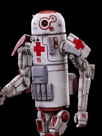 World War Robot Pocket Universe Bertie MK7 (Earth Defense Medic) 1/18 Scale Figure Gallery Image 2