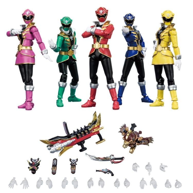 Kaizoku Sentai Gokaiger Shodo Super Vol.1 Boxed Set of 5 Figures Gallery Image 8