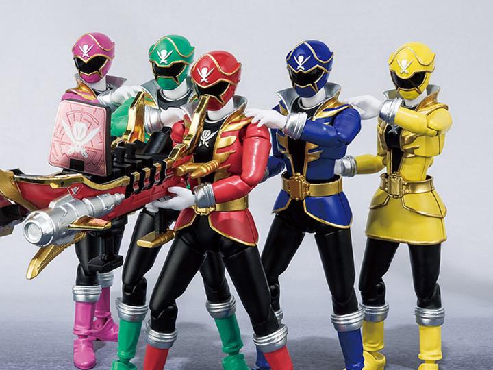 Kaizoku Sentai Gokaiger Shodo Super Vol.1 Boxed Set of 5 Figures Gallery Image 1