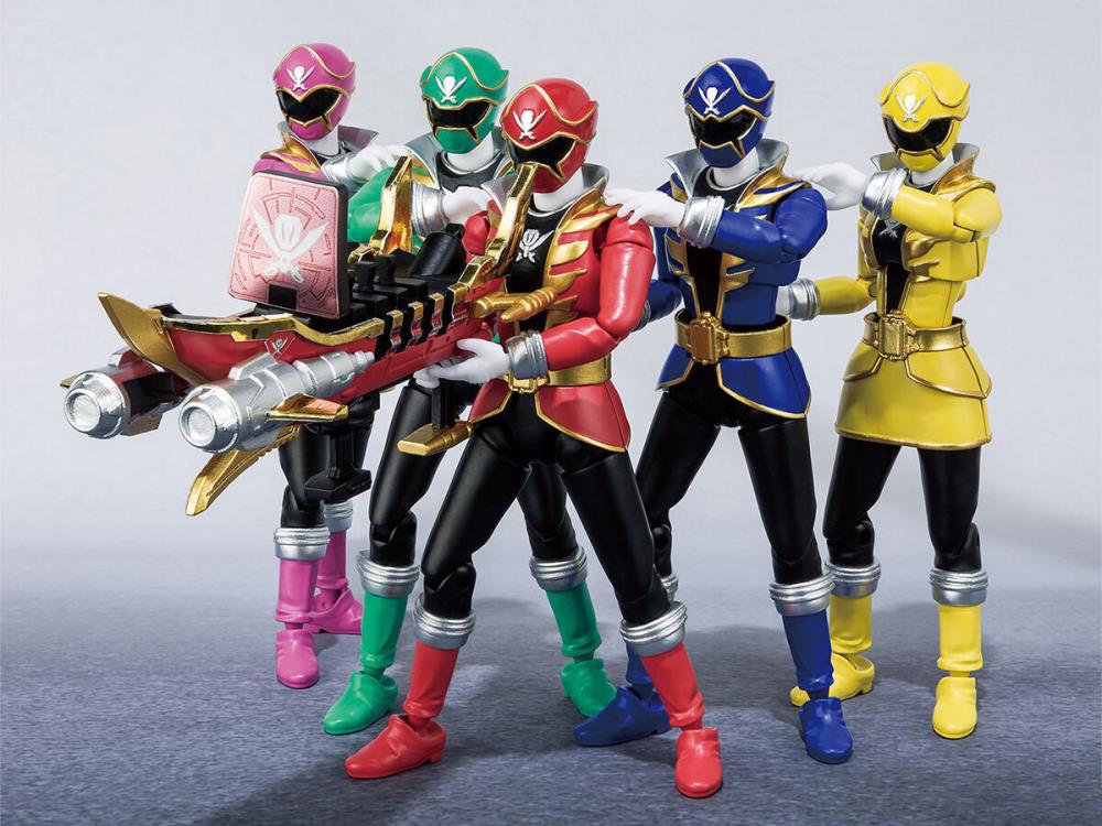 Kaizoku Sentai Gokaiger Shodo Super Vol.1 Boxed Set of 5 Figures Gallery Image 3
