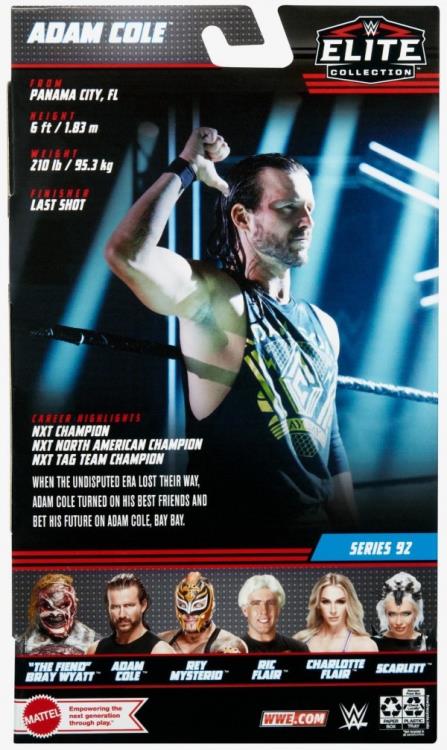 WWE Elite Collection Series 92 Adam Cole Gallery Image 6
