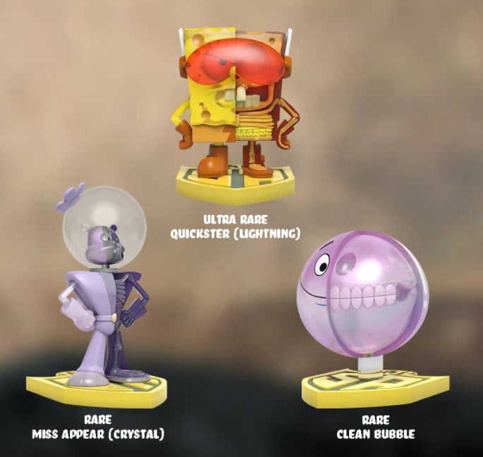 SpongeBob SquarePants Freeny's Hidden Dissectibles Series 4 (Super Edition) Box of 12 Figures Gallery Image 12