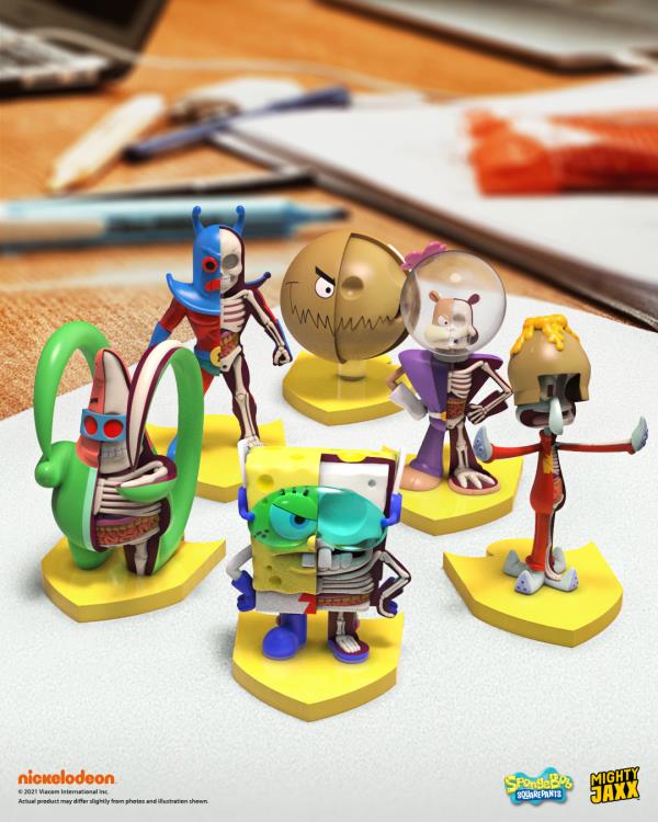 SpongeBob SquarePants Freeny's Hidden Dissectibles Series 4 (Super Edition) Box of 12 Figures Gallery Image 4