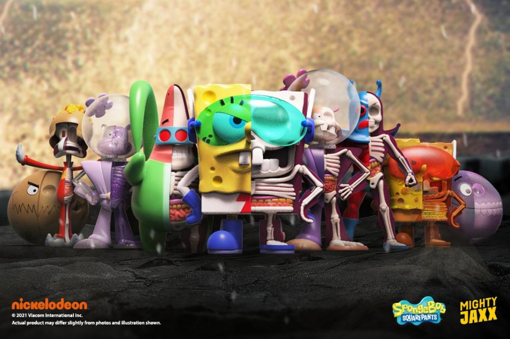 SpongeBob SquarePants Freeny's Hidden Dissectibles Series 4 (Super Edition) Box of 12 Figures Gallery Image 3