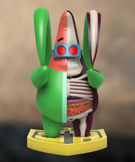 SpongeBob SquarePants Freeny's Hidden Dissectibles Series 4 (Super Edition) Box of 12 Figures Gallery Image 7