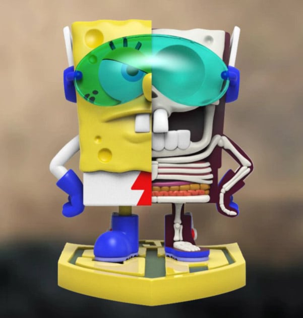 SpongeBob SquarePants Freeny's Hidden Dissectibles Series 4 (Super Edition) Box of 12 Figures Gallery Image 6