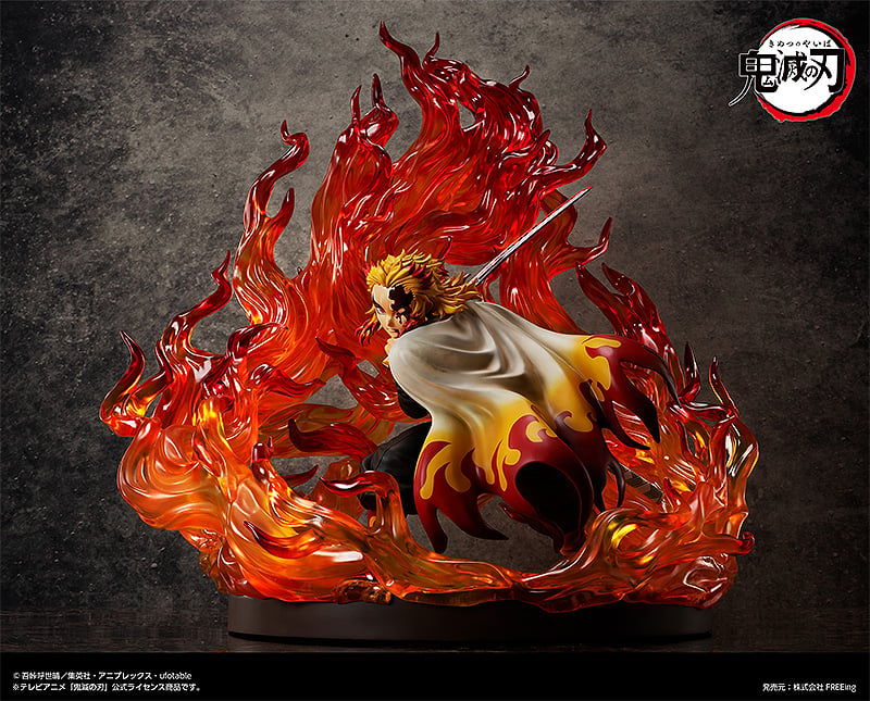 Demon Slayer: Kimetsu no Yaiba B-Style Rengoku Kyojuro (Complete Edition) 1/4 Scale Figure Gallery Image 4