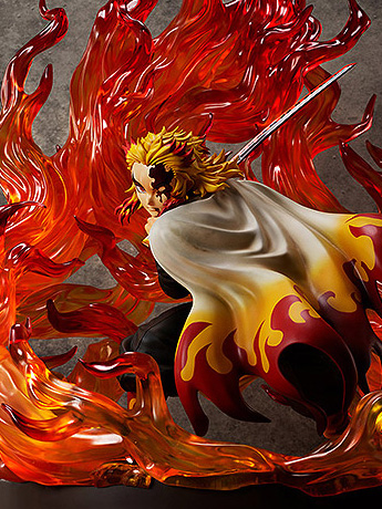 Demon Slayer: Kimetsu no Yaiba B-Style Rengoku Kyojuro (Complete Edition) 1/4 Scale Figure Gallery Image 2