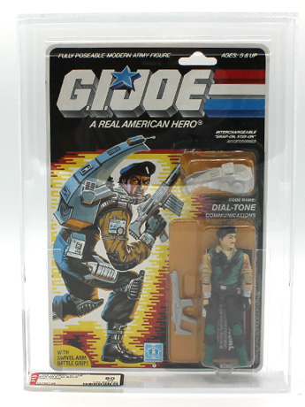 G.I. Joe: A Real American Hero 1986 Communications Dial-Tone (AFA Grade 80) Gallery Image 2