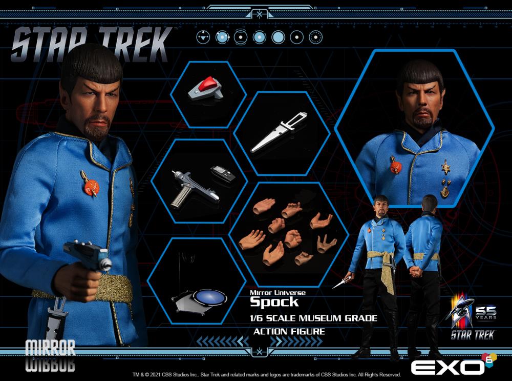 Star Trek: The Original Series Mirror Universe Mr. Spock 1/6 Scale