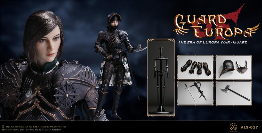 Era of Europa War Gothic Knight (Black Armor) 1/6 Scale Figure Gallery Image 12
