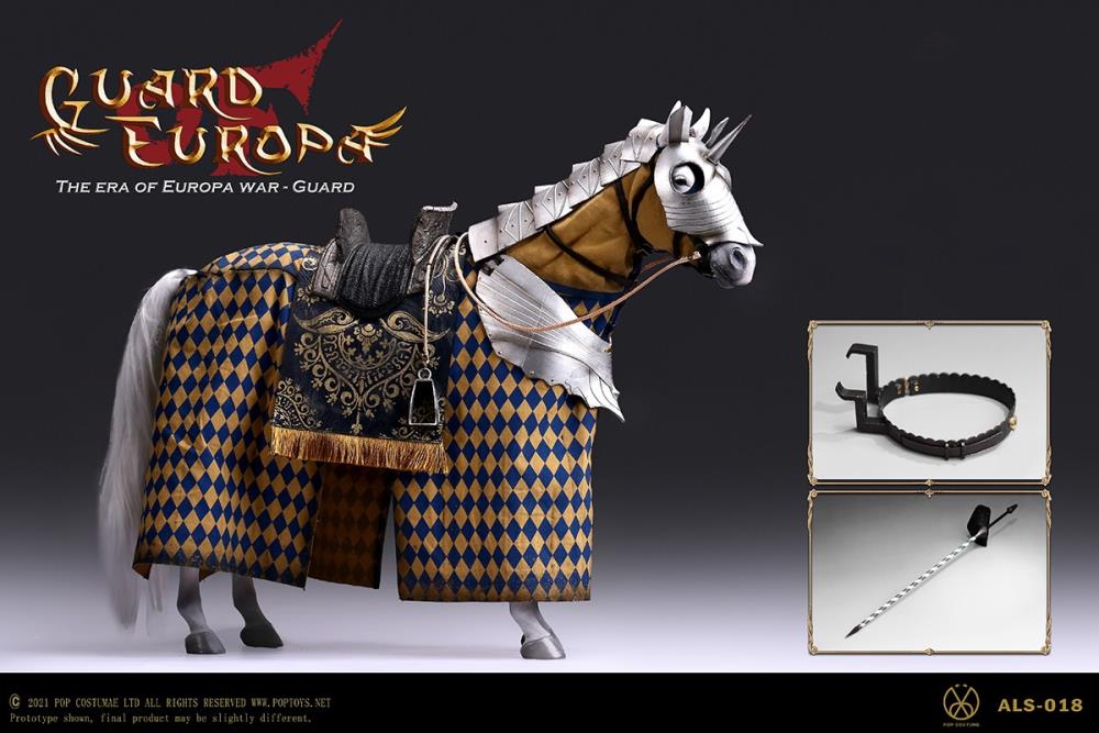 Era of Europa War Gothic Horse (Silver Armor) 1/6 Scale Figure Gallery Image 3
