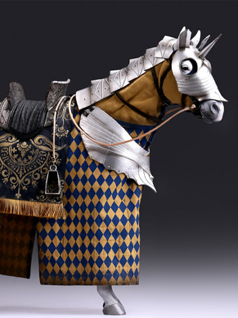 Era of Europa War Gothic Horse (Silver Armor) 1/6 Scale Figure Gallery Image 2