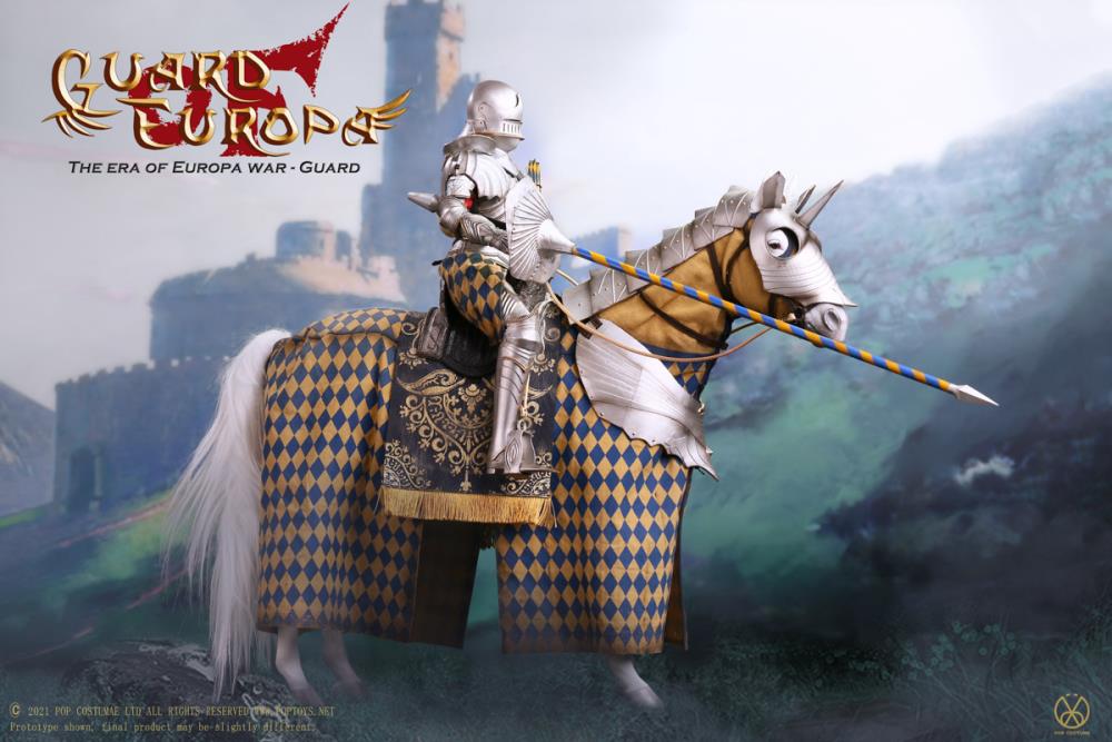 Era of Europa War Gothic Horse (Silver Armor) 1/6 Scale Figure Gallery Image 5