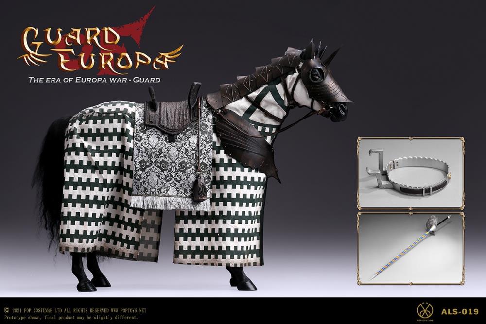 Era of Europa War Gothic Horse (Black Armor) 1/6 Scale Figure Gallery Image 5