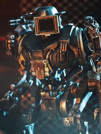 RoboCop 2 RoboCain (Battle Damaged) 1:18 Scale PX Previews Exclusive Figure Gallery Image 2