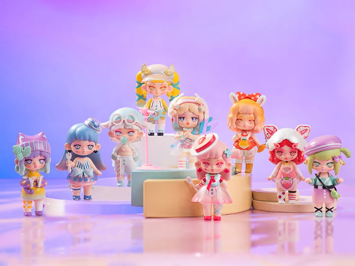 Kunana Bubble Girls Series Box of 8 Random Figures Gallery Image 1