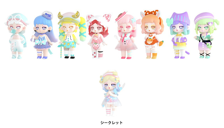 Kunana Bubble Girls Series Box of 8 Random Figures Gallery Image 39