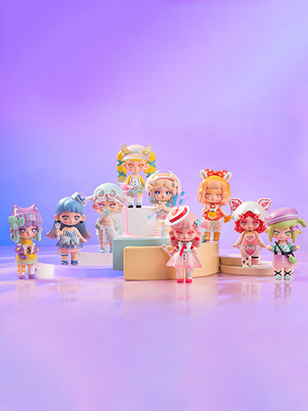 Kunana Bubble Girls Series Box of 8 Random Figures Gallery Image 2