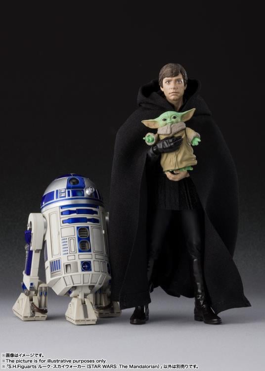 The Mandalorian S.H.Figuarts Luke Skywalker Action Figure Gallery Image 11